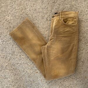 Ralph Lauren Black Label vintage tan velvet velour pants Size 2